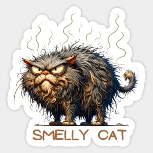 Smelly cat Sticker